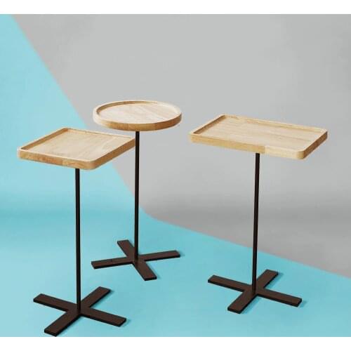 Small Apartment Tea Table Simple Solid Wood Living Room Coffee Table Bedroom Side table Corner table