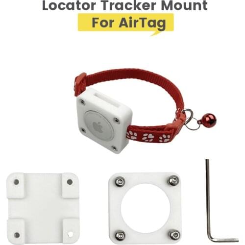 Pet Collar Case Mount For Apple Airtag GPS Finder Dog Cat Loop Necklace Bracket Anti-lost Device For Airtags Smart Accessories