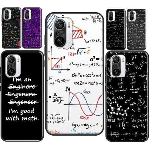 Physics Science Maths Formula For Xiaomi Mi 10T Pro 9T Mi Note 10 Lite 11 Ultra Case For POCO M3 F3 X3 Pro Back Cover