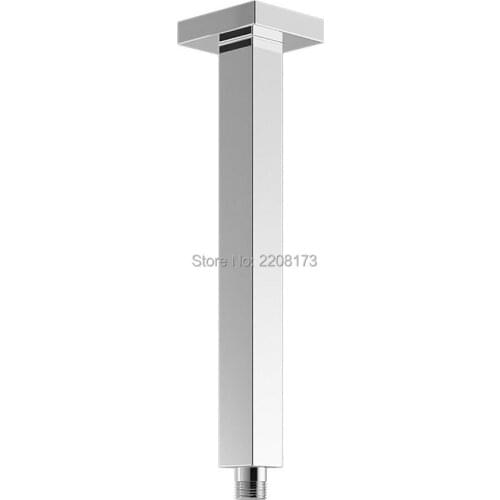 Smesiteli Wholesale And Promotions Retail Square Design Chrome Copper Bath Shower Head Arm Concealed Ceiling Mounted 300 mm