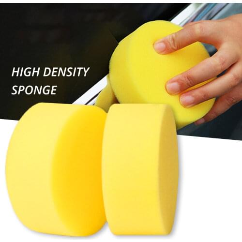 5PCS Car Polishing Waxing High-density Sponge Washing Car Washing Pressure Edge Foam Auto Care Sponge Wax Polishes Paint Cleaner