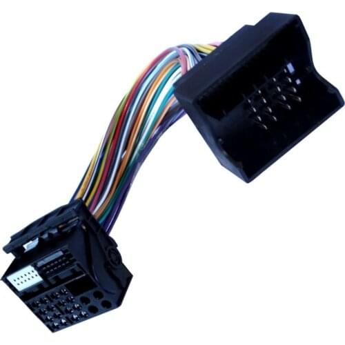 Adapter cable ISO plug for Seat Alhambra Leon Ibiza Quadlock car radio