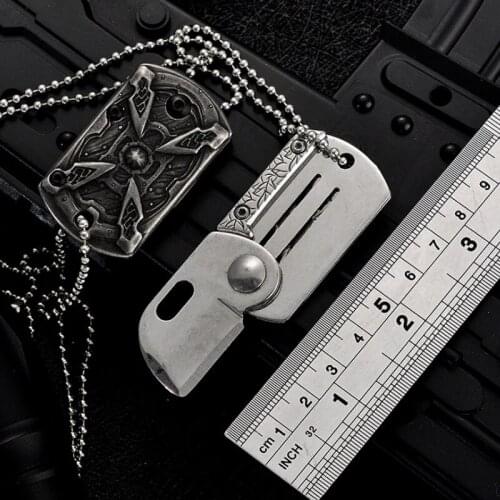 3CR13 Mini Pocket Knife Cold Steel CS go Survival Folding Knife Self Defense Fixed Blade Knife 58HRC High Hardness Box Cutter