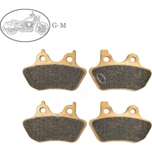 Front / Rear brake pads For Harley FLSTF/FLSTFi Fat Boy 00-06 FLST/FLSTI Heritage Softail 06 FLSTC Heritage Softail Classic 2007