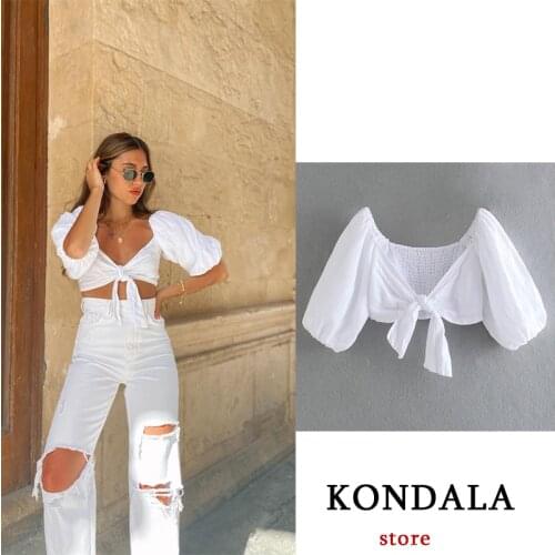 Женские футболки KONDALA China At AliExpress