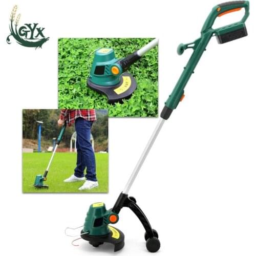 Multifunctional Lithium Electric Lawn Mower Household Small Electric Lawn Mower Trimming Machine Lawn Mower Garden Tools