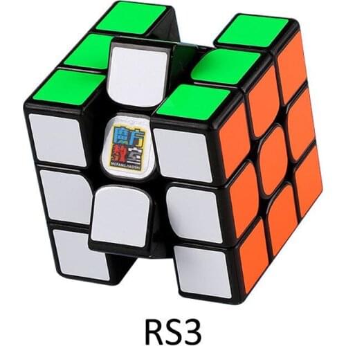 Moyu Cubing Classroom MF3RS3 3x3x3 Speed Magic Cube RS3 Twist Puzzle Toy Black Safe ABS Ultra-Smooth Professional Brain Teaser