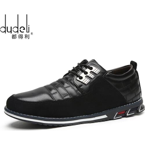 2020 Spring New Leather Men Shoes Fashion Casual Breathable Slip On Formal Business Walking Footwear Shoes Big Size 48 Zapatos