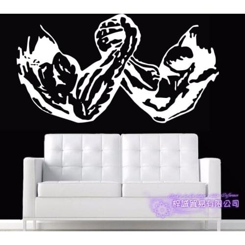 Fitness Club Decal Body-building Posters Vinyl Wall Decals Decor Mural Gym Sticker Fitness Crossfit Decal Gym Sticker