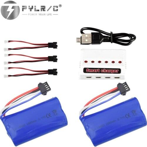 Original 7.4v 1500mah rechargeable battery and Charger set for UDI902 UDI002 UDI009 AA102 RC Boat Spare Parts