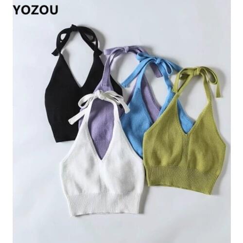 Sexy Cochet Bikini Crop Top Women Summer Beachwear Ins Hot Girls Lace Up Cami Tops Casual Knitted Festival Beach Bra Camisole