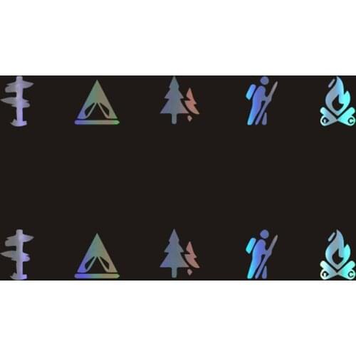 Camping Stickers Car Stickers Decals Backpack For Car Bumper Stickers Car Styling Body Window Vinyl Wall Stickers