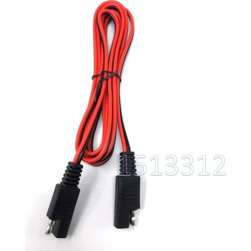 6 Feet 18 Gauge 18AWG SAE to SAE Extension Cable Quick Disconnect Wire Harness SAE Connector 200cm