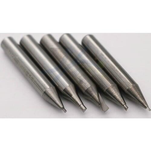 Universal Raise 1.0/1.2/1.5/2.0/2.5 1F Carbide endmill machine Tungsten Steel cnc Milling Cutter End Mill machine tools