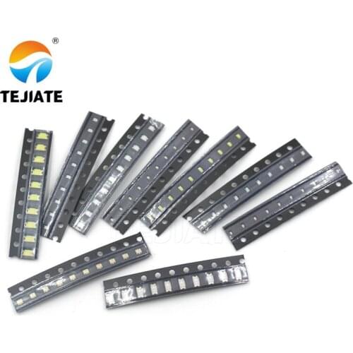 10PCS Bright LED Light Post 0603 0805 SMD Full Colour Lamp Bead Red Blue Green White Orange Yellow Emitting Diode Electronic DIY