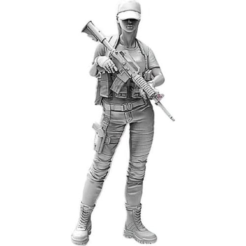 YUFAN 1/35 Tokyo Beauty Girl Resin Soldier 5cm DIY self-assembled Static Resin Model Toy include Model Parts Genuine Packaging