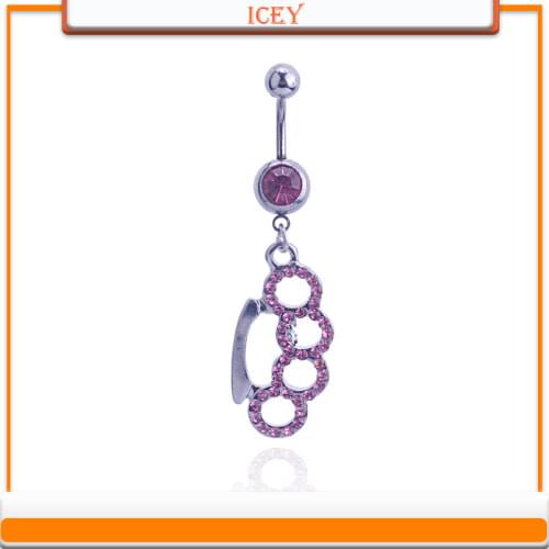 Foot hollow puncture iron wreath belly navel ring fitness bracelet navel accessories