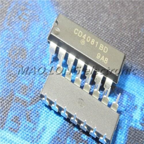 10PCS/LOT CD4081BD CD4081BE DIP14 CD4081 DIP 4081 4081BE DIP-14 new and original IC