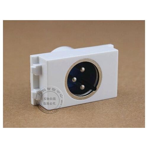 128 Type Microphone XLR Information Module Connector Socket Computer Outlet Adapter