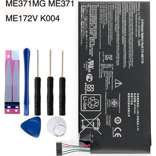 Original High Capacity C11-ME172V Battery For ASUS MeMoPad K004 Fonepad ME371MG ME371 ME172V 4270mAh