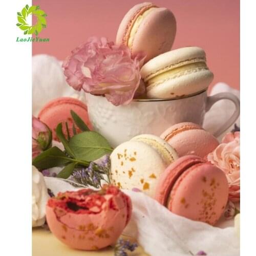 Diamond Painting 5D Full Square/Round Drill Coffee Macaron Daimond Embroidery Painting Cross Stitch Mosaic Picture