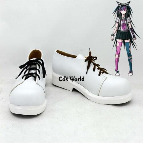 Danganronpa Mioda Ibuki Anime Games Customize Cosplay Flat Shoes
