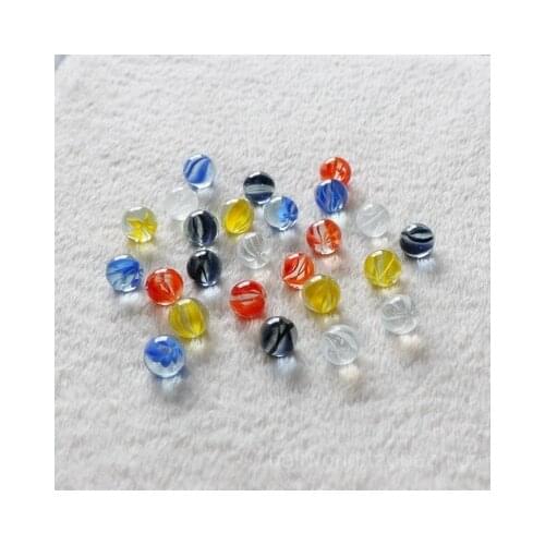 Free shipping 230pcs/lot mixed colors Rare colors glass marbles 14 mm ball vase decoration decorative glass ball marbles