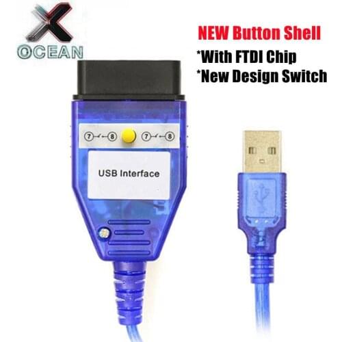 For BMW INPA K+DCAN New Design Switch Push button USB Diagnostic Cable FTDI chip INPA K DCAN for BMW Series OBD2 Interface