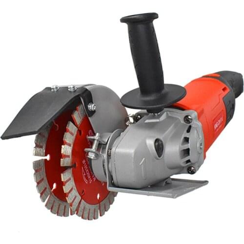 Double chip Slotting Machine Dustless Hydropower Installation Engineering Wall Wire Slot Concrete Cutting Machine