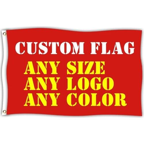 Custom 4x20 FT Flag Any Size Company Party Sports Advertisement 120x600cm Double Stitched Indoor Outdoor Hot Selling