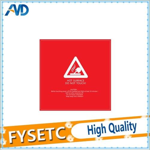 1pc Red Build Sheets 300x300mm Frosted Heated Bed Sticker Build Plate Tape Platform Sticker For CR-10 Lulzbot Taz6