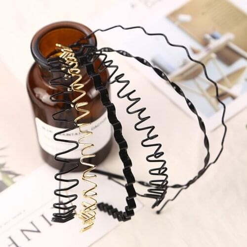 Mens models Womens wavy headbands Plastic headbands Washing clips Wide fine hairpins peoples basic models 6 models