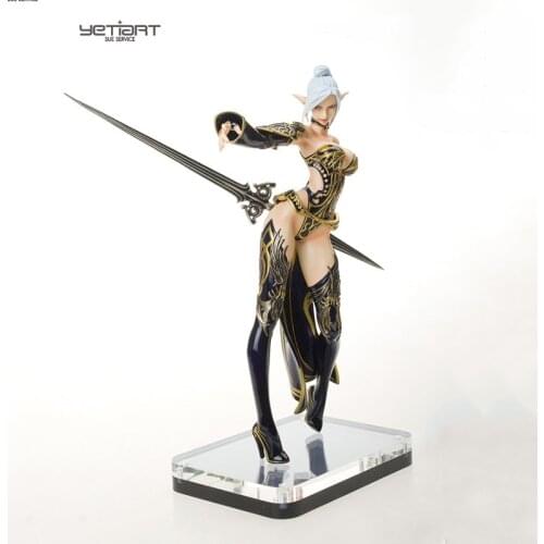 Resin Figure Kit Lineage II Dark Elf Female Unpainted Garage Resin Model GK 1/6 Scale Collection Model Toys Gift