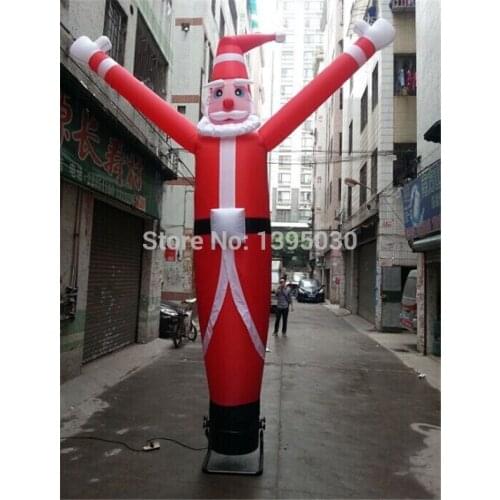 6m One-legged air dance star dancing man Advertising inflatable beckoning Christmas old man