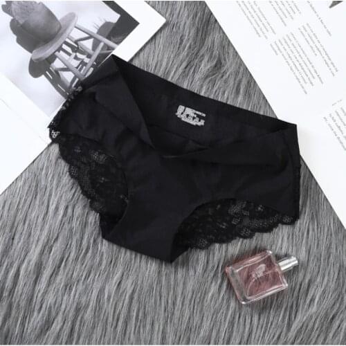 Sexy Ladies Underwear Seamless Hollow Underwear Comfortable Lace Underwear Low Waist Sports Underwear Soft Ladies Underwear
