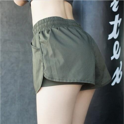 2019 Neuter retro style sexy 2in1 Womens Sport tight short pant girls Running/yoga/fitness/gym workout Shorts wear shorts