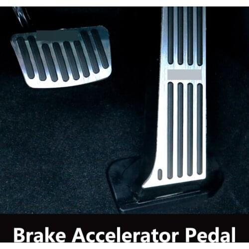 QHCP Brake Accelerator Pedal Non Slip Gas Pedals Pad Cover Aluminium Alloy Rubber 2Pcs Car Accessories For Lexus UX200 260H 2019