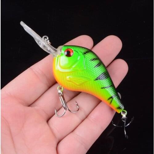 1pcs Crank Fishing Lure Artificial Hard Baits 9.5cm/10.8g Crankbait Jerkbait Wobbler Fishing Tackle Good Treble Hooks Tackle