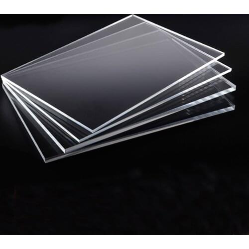 1pcs Plexiglass Transparent Clear Plastic Sheet Acrylic Board Organic Glass Polymethyl methacrylate 1mm 3mm 5mm Thickness