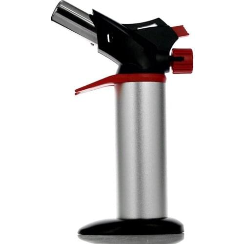 Adjustable Flame Butane Gas Lighter Jet Cigarette Welding Click Cigarette Lighter Torch Lighter,Lock and Switch Functions