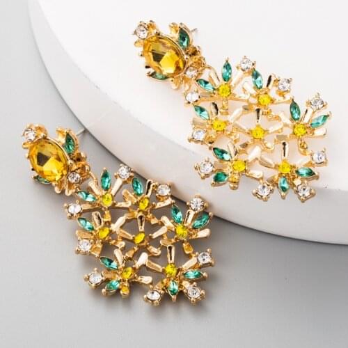 2019 Direct Selling Special Offer Pendientes European And American Retro Court Baroque Flower Earrings Leaf Style Fashion