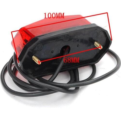 1PCMotorcycle Brake Light Brake Warning Lamp Assemblies Electric Scooter Rear Tail Light 36V-60V Universal