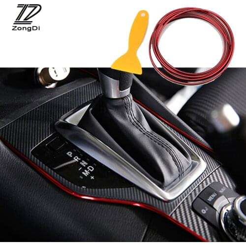Car Interior Sticker 5M Decoration Molding Trim Strips For Audi A3 8P 8V A4 B8 B6 B7 B9 B5 A6 C6 C7 C5 Q5 A5 Q7 A1 Q3 TT Styling