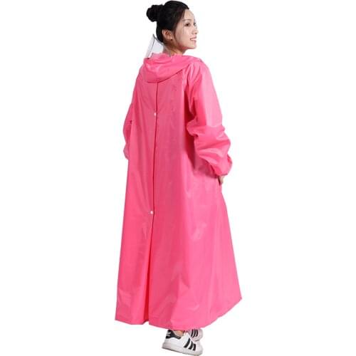 Adult Multi-Purpose Raincoat Long Style Women Full Body Hiking Fashion Electromobile Padded Poncho Electric Bicycle Rainwear