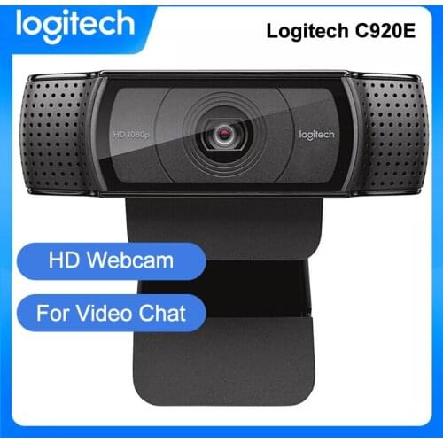 Logitech C920e HD Webcam 1080P Autofocus USB Camera Built in Microphone Suitable For Computer Laptop