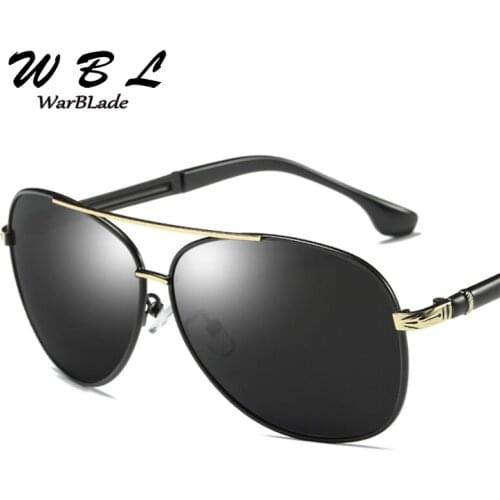 WarBLade 2019 Sunglasses Men Polarized Square Lens Brand Designer Driving Male Sun glasses Aluminum Classic Frame New