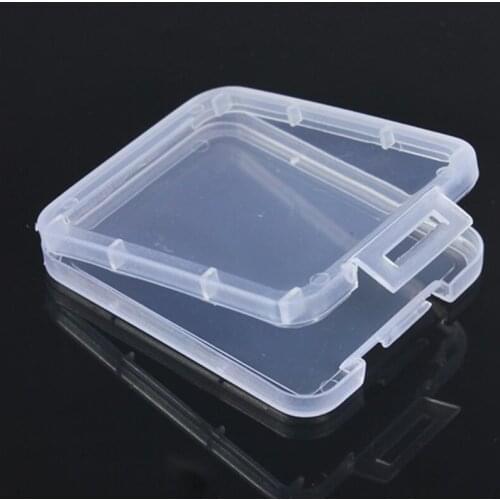Protection Case Card Container Memory Card Boxs CF Card Tool Plastic Transparent Storage Easy To Carry LX4651
