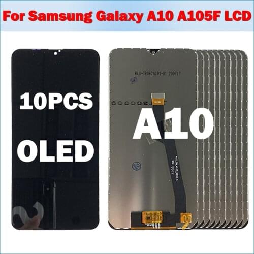 10Piece/lot OLED Display For Samsung galaxy A10 lcd Digitizer A105/DS A105F A105FD Display Touch Screen Digitizer