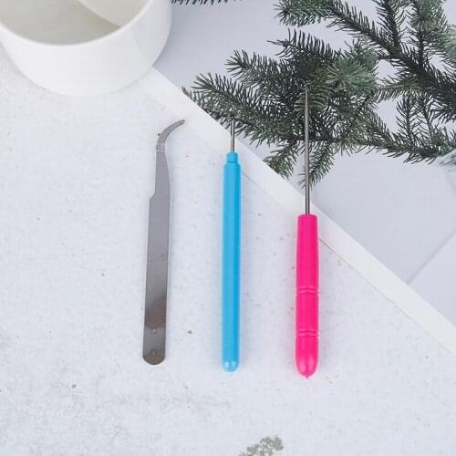 1/3/6ps Tweezer Quilling Needles Slotted Pen DIY Tool Kit Quilling Paper For Classroom Shop Wedding Party Decoration Paper Tool