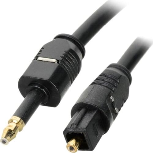 1M/1.5M/2M/3M Toslink 3.5mm Digital Optical Audio Cable SPDIF Optic Fiber Round Square cable